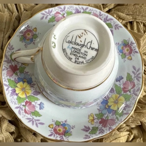 Vintage Tea Cup Set Colclough China Made In Longton England - Picture 4 of 6